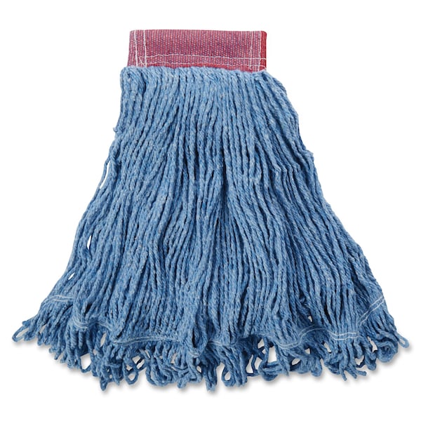 Large Wet Mop, Blue, Cotton/Synthetic, PK6